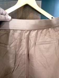 Brown Wide Leg Palazzo Pants