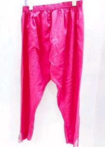 Vibrant Pink Silk Palazzos