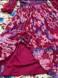Floral Cutout Midi Dress