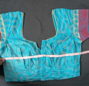 Beautiful Teal Ethnic Blouse