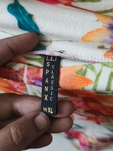 Multicolored soft Tropical Leggings