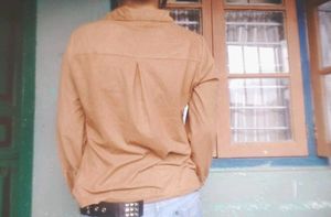 Y2k Brown Half Zipped Top