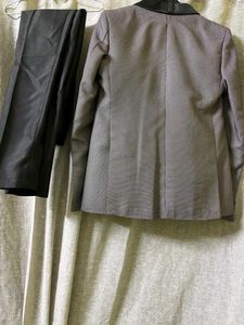 Grey Patterned Suit