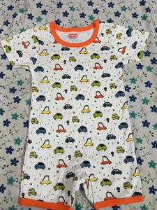 Brand new Cute Car Print Baby Romper