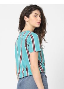 ONLY Sea Blue Colour Crop Top
