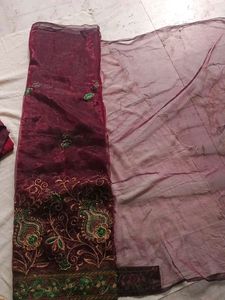 🎉✨️Embroidered Saree 🥻 ♥️