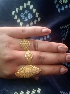 Set of 3 Gold-Tone Rings