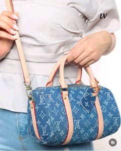 LOUIS VUITTON DENIM MINI SPEED WD BOX