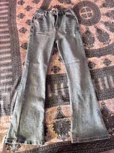 Sparkly Flare Jeans