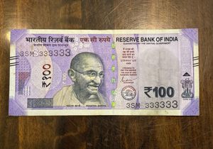 100 Rupee Note Fancy number All 333333