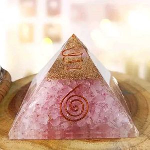 🔺Rose Quartz Orgone Pyramid