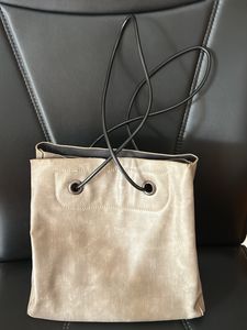 Button Closure Tote Bag