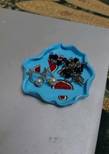 Hand-painted Watermelon Trinket Dish