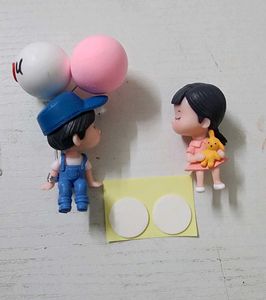Car Dashboard Accessories Cute Cartoon Couples