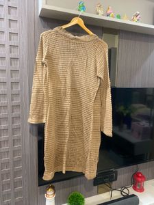 Tan Knit Cardigan