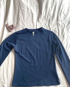 Navy Blue Long Sleeve Tee