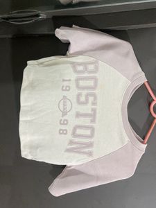 Boston Graphic crop top