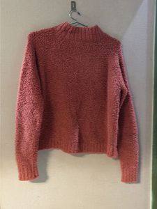 Cozy Mock Neck Teddy Sweater