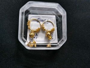 cute  small  gold plated earring