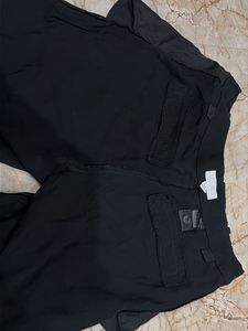 Black Wide-Leg Trousers