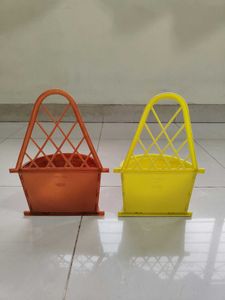 Pack Of Two Plastic Cutlery Pen Stand