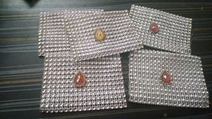 Lace Silver Coin Pouch