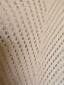 Sheer Knit V-Neck Sleeveless Top