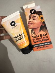 Sugar Tan Ban 1% Kojic Acid Sunscreen