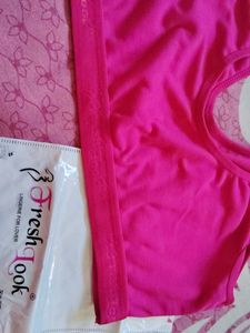 130.Vibrant Pink Sports Bra