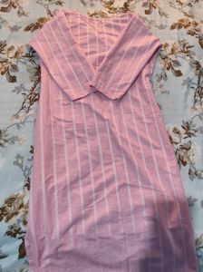 Pink Striped Kurta