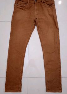 Men's Brown Casual Jeans