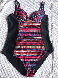 Boho Print One Piece Swimsuit