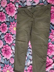 Men's Olive Green Chinos