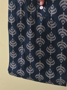 Stylish Blue Printed Kurta