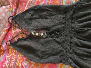 Chic Lace Detail Summer Dress