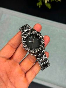 Tissot Black Dial Watch with Unique Design