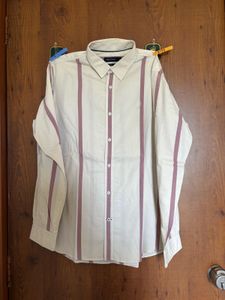Nautica Men's Striped Button-Down Shirt