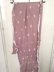 Elegant White Chikankari Kurta Set with Dupatta