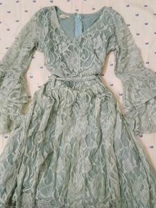 whimsical boho flutter sleve dress