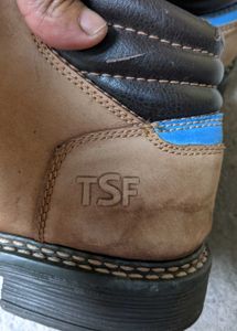 TSF leather Stylish Tan Hiking Boots