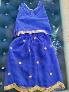 Cute Blue Kids Ethnic Set