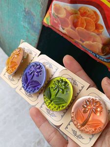 Set of 4 Vintage Floral Brooches(Saree pin)