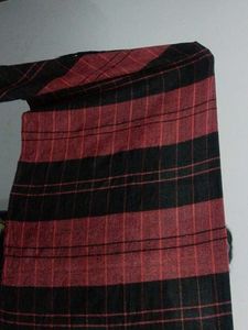 Red &amp; Black  Shawl