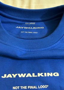 Jaywalking Blue oversized tshirt