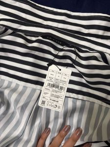 Classic Striped Button-Up Shirt