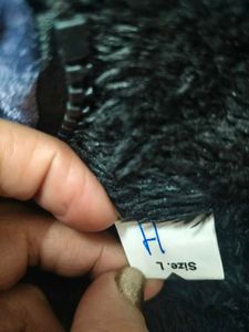 Vintage Style Blue  fleece Jacket for 6-8 years