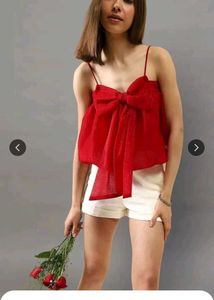 Red Crop Top