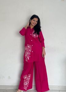 Floral Embroidered Co-Ord Set