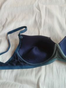 Comfortable neavy blue Bra