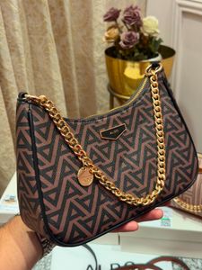 Stylish Aldo Shoulder Bag with Gold Chain